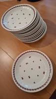 14 Teller mit Blumenmuster - DDR Produkt Sachsen - Markranstädt Vorschau
