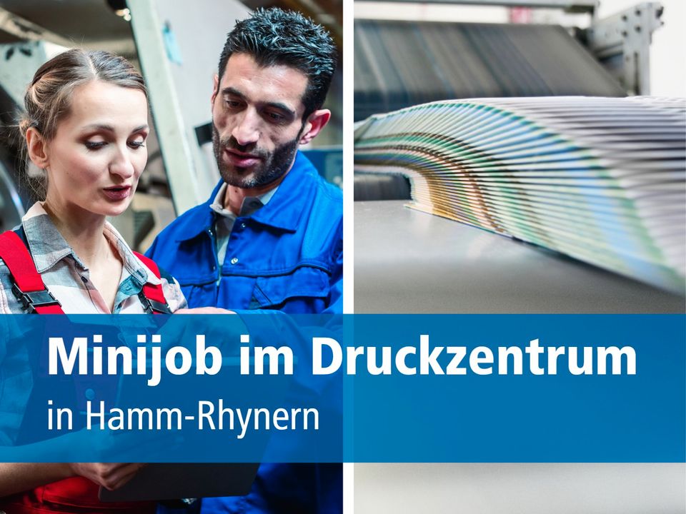 Versandmitarbeiter auf Minijob Basis im Druckzentrum gesucht in Hamm