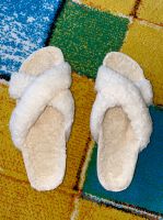 Pantolette Pantoffel Sandale Slipper mit Teddy Lammfell Gr 40 Kreis Ostholstein - Timmendorfer Strand  Vorschau