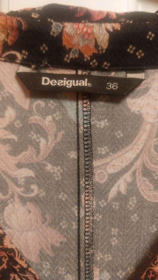 Desigual Tunika Strandkleid Sommerkleid lang  Muster Morgenmantel in Schwabach