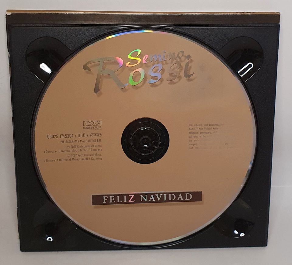 Semino Rossi Feliz Navidad CD 2007 in Lutherstadt Wittenberg