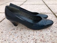 klassische Leder Pumps, dunkelblau Nordrhein-Westfalen - Bornheim Vorschau