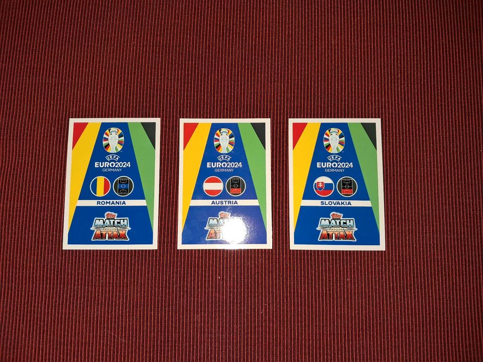 Match Attax, 3× Captain Karten, Euro 24 in Königs Wusterhausen