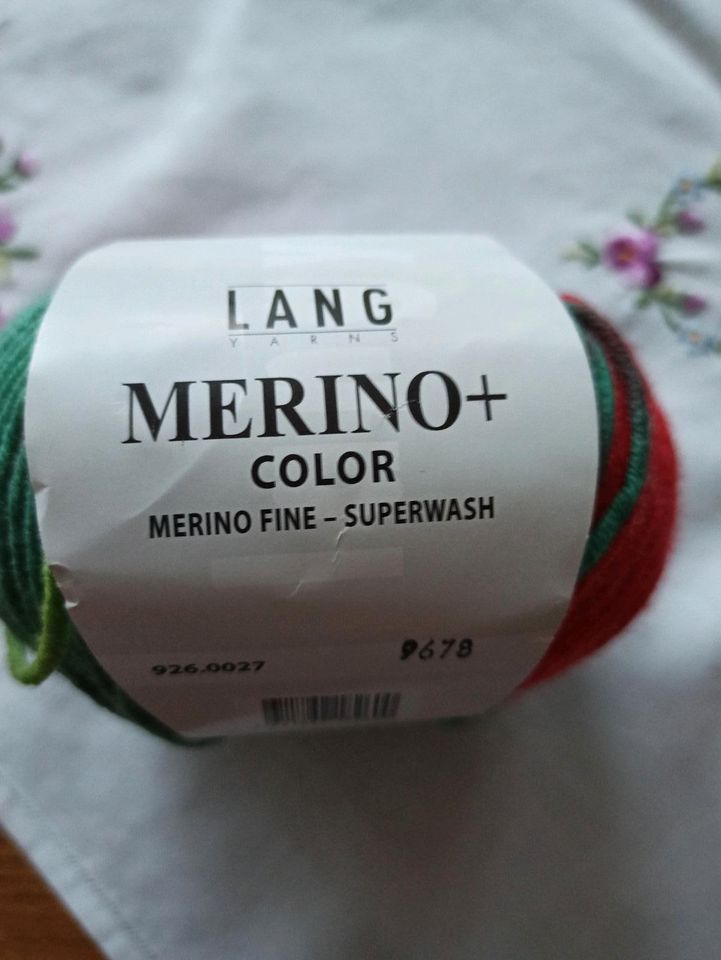 Lang Yarns Wolle Merino+ color je 100 Gramm in Hamburg