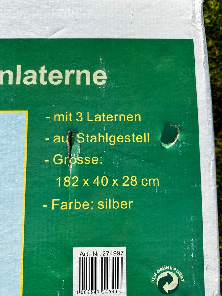Gartenlaterne mit 3 Laternen in Traunstein