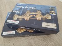 2x 3D Wooden Puzzle von Robotime - Big Ben + Tower Bridge London Nordrhein-Westfalen - Schloß Holte-Stukenbrock Vorschau