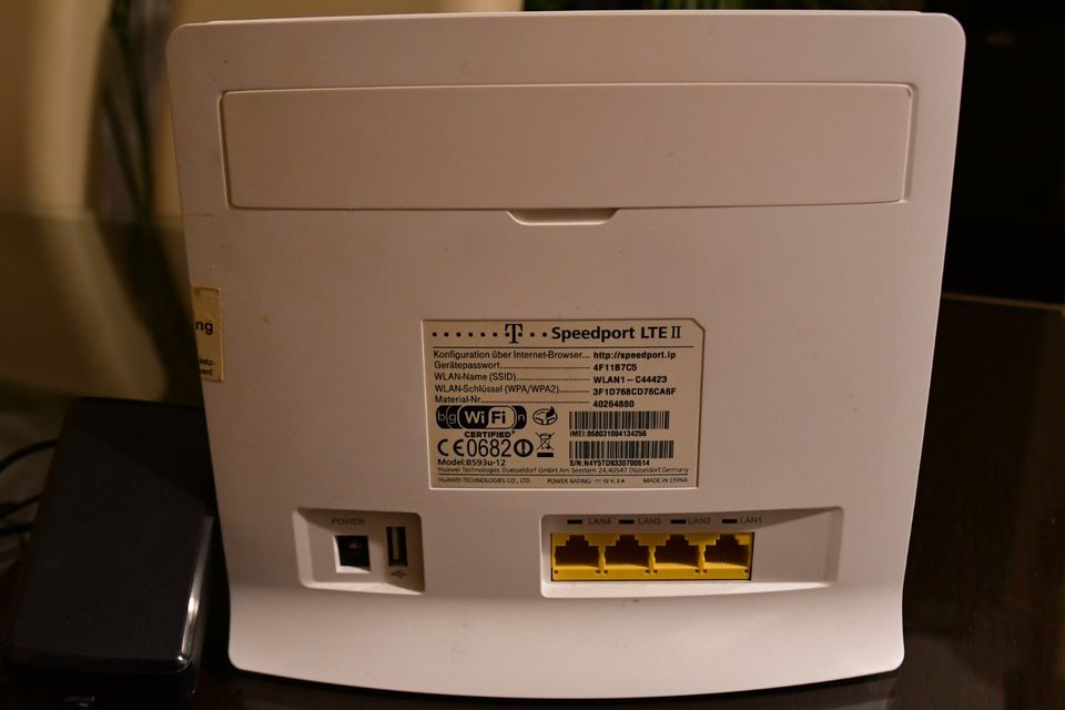 Router Telekom Speedport LTE II (Huawei B593) in Leidersbach