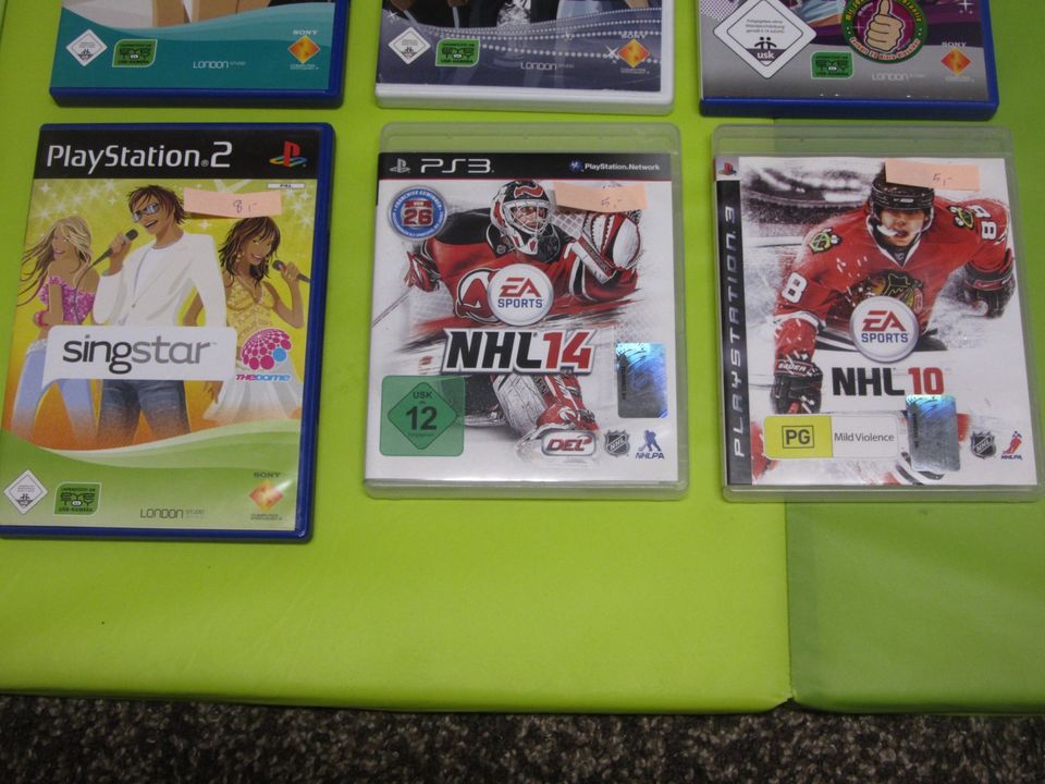 PS2 und PS3 Spiele Singstar / NHL in Pfungstadt