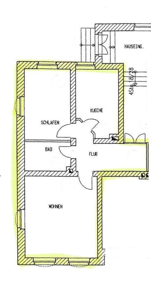 *** Schöne 2-Zimmer-Wohnung mit Gartennutzung im Stadtteil Chemnitz-Altendorf *** in Chemnitz