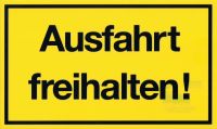 Hinweisschild Ausfahrt freihalten Neu Duisburg - Rheinhausen Vorschau