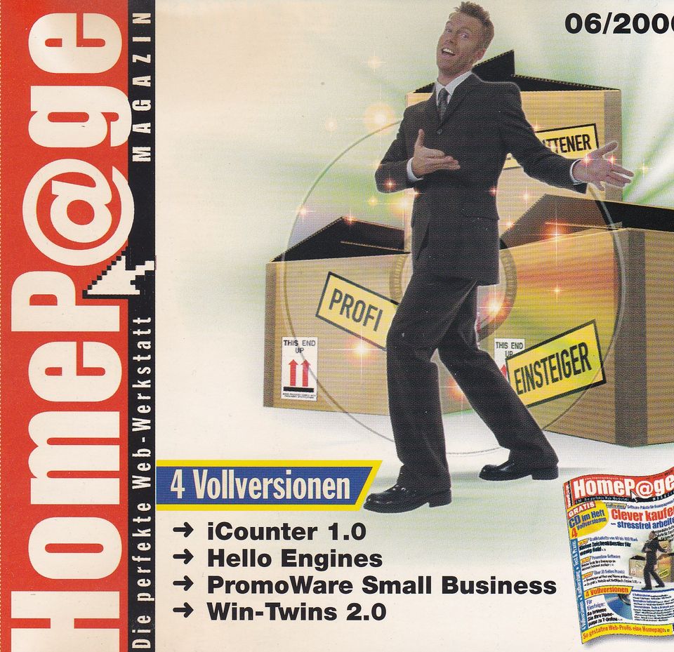 Hompage - 17 Stück Heft CDs des früheren PC-Magazins in Sigmaringen