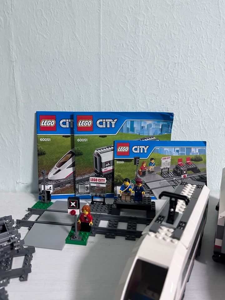 Lego City, Hochgeschwindigkeitszug 60051 Komplett in Werne