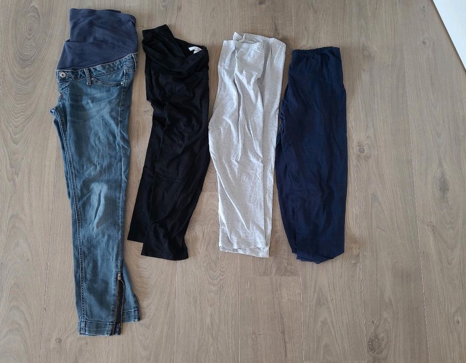 3/4 Leggings lange Jeans H&M Mama Umstandsmode Gr..M / 38 in Remseck am Neckar