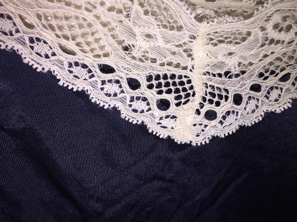 H&M blaues Top im Lingerie Style XL romantische Impressionen in München