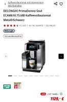 De'Longhi Kaffeevollautomat PrimaDonna Soul ECAM 610.75.MB NEU Nordrhein-Westfalen - Gronau (Westfalen) Vorschau