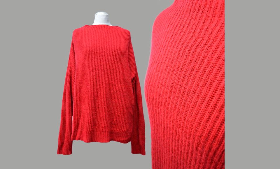 Vintage Grunge Tom Tailor Mohair Oversize Sweater Pullover Slouch in Leipzig