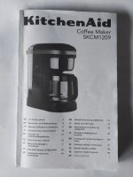 Bedienungsanleitung KitchenAid Kaffeemaschine  5KCM1209 Freiburg im Breisgau - Kirchzarten Vorschau