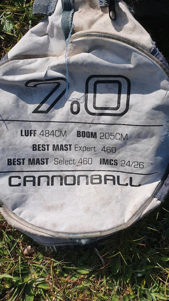 Surfbrett / Segel - Gun Sails Cannonball 7.0 in Brinjahe