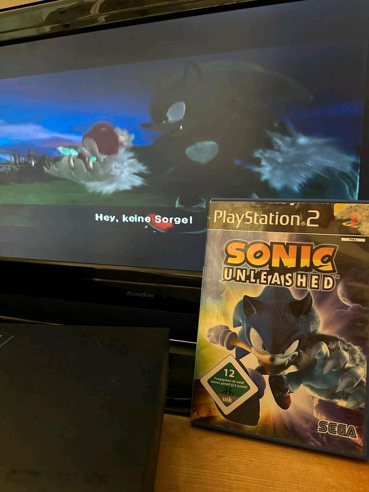 Ps2 - Sonic unleashed - mit Anleitung in Potsdam