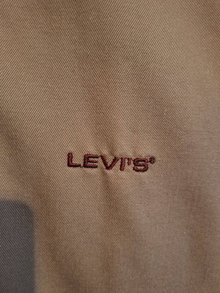 Levis Jacke, beige, retro, L, gefüttert, Übergangsjacke, guter Z in Horneburg