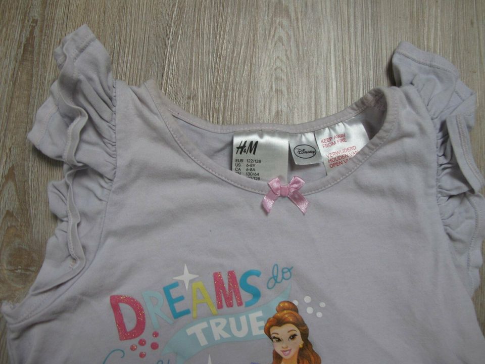 Gr. 122/128 ღ Schlafanzug von H&M ღ 2,50 € Capri & T-Shirt in Dollern