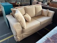 3-Sitzer Sofa Couch beige inkl. Kissen Webstoff Bielefeld - Bielefeld (Innenstadt) Vorschau