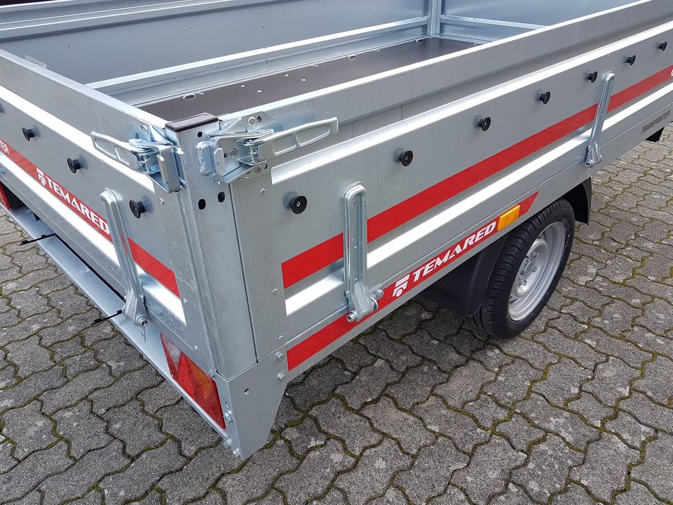 Temared Transporter 2515 C 1,5t 1.500kg Hochlader Anhänger in Lüdersfeld