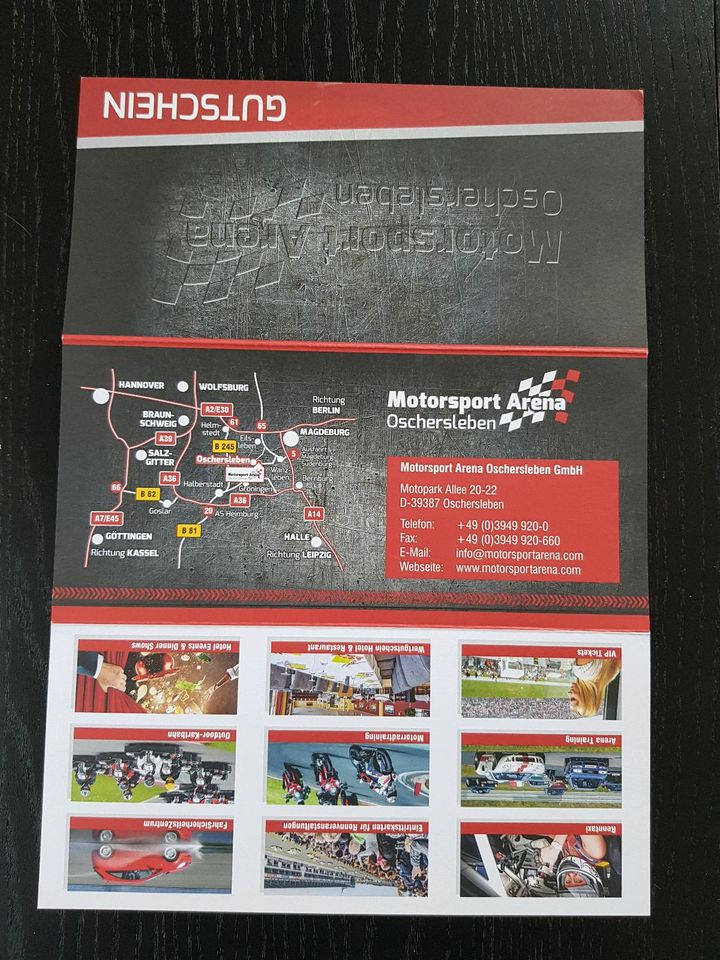 Gutschein Motorsport Arena Oschersleben 50€ geschenkt in Bremen