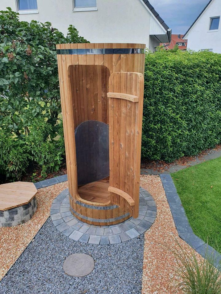 Outdoor Dusche Umkleide Toilette WC NEU HOLZ Camping Strand in Hüllhorst