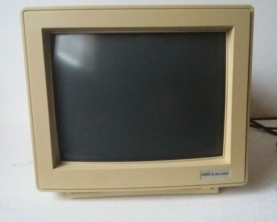 Amiga Monitor M1438s, Stereo RGB, Rarität aus Jahr 1995 in Petersberg (Saalekreis)