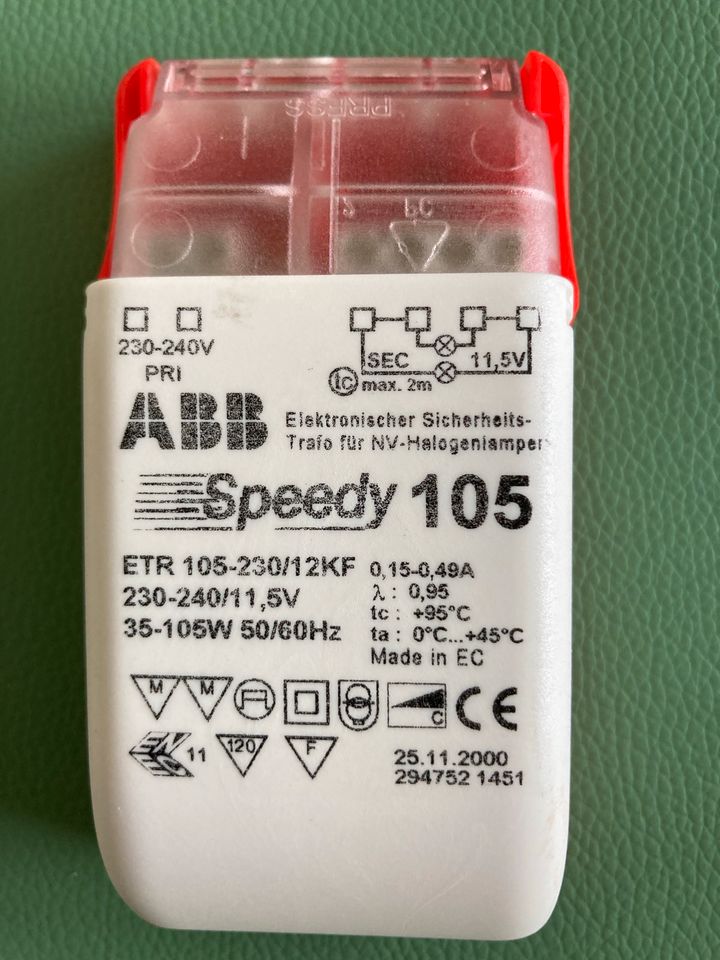 ABB Sicherheitstrafo Speedy 105 in Ratingen