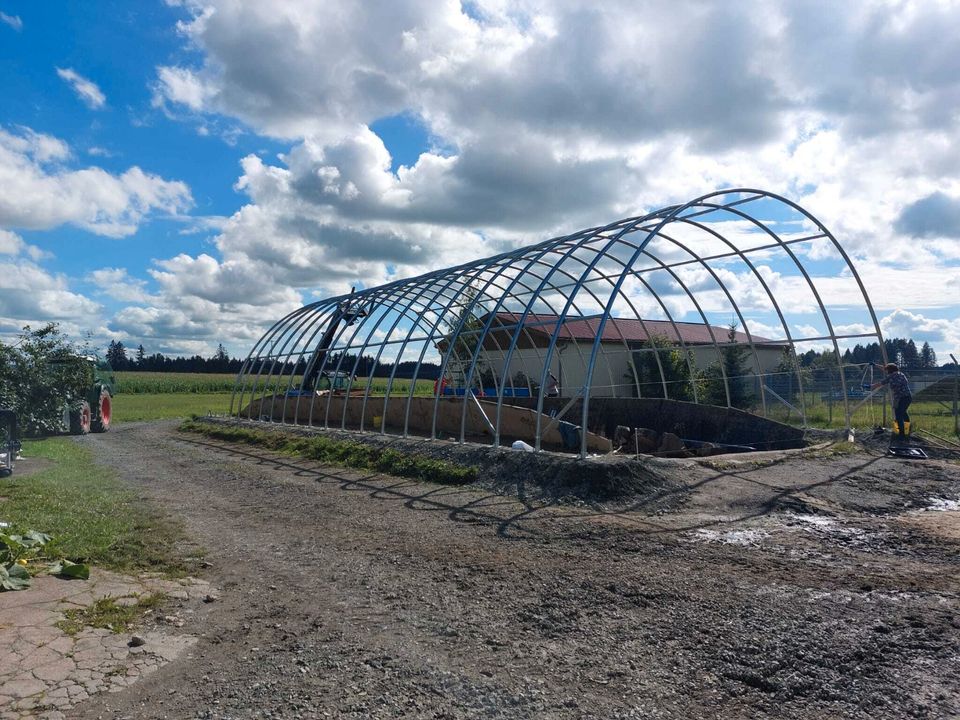 Neu im Sortiment - Erstklassige Beschaffenheit - Genehmigungsfreier Aufbau - Wetterbeständig - Maximale Tragkraft - Für professionelle Nutzung & Zuhause - Rundbogenhalle Mehrzweckhalle Industriezelt in Kroppen