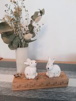 Holz deko Geschenk Hase Ostern Dekoration weiß Niedersachsen - Kirchwalsede Vorschau