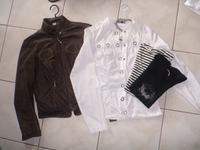 4 tlg. Kleiderpaket Gr. 34 36 Lederjacke Shirts S .Oliver Garcia Baden-Württemberg - Ebhausen Vorschau