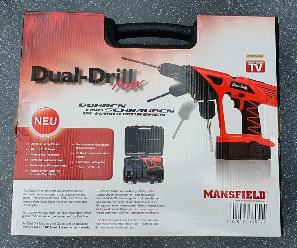 Neu unbenutzt orig. verpackter Dual-Drill von Mansfield plus Akku in Wilhelmshaven