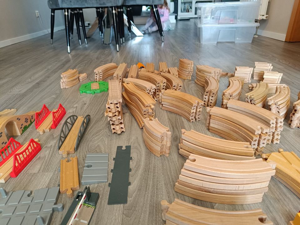 Brio XXL  Holzeisenbahn Konvolut (Brio, Eichhorn, Ikea, Lild) in Solingen