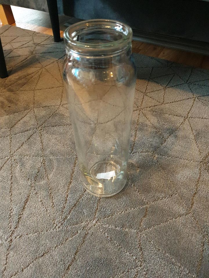 Glas Vase 33x8 neu nicht gebraucht von Ikea in Dormagen