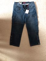 Jeans 3/4 neu (schwarz/blau) W42 NP 89€ Thüringen - St Gangloff Vorschau