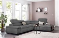 Ecksofa Sofa mit Ottomane inkl. Kopfteilverstellung 272 cm Nubuck Hamburg-Mitte - Hamburg Altstadt Vorschau