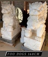 Marmor Foo Dog XXL 160cm SET Handarbeit Massiver Naturstein Bayern - Grettstadt Vorschau