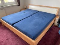 Kingsize Bett 200x200 Disselkamp Comfort-V Kernbuche/Lack Weiß Berlin - Hohenschönhausen Vorschau