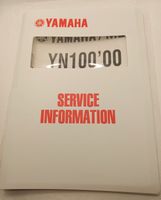 Yamaha YN100 MBK Typ 5KK 2000 Service Information, Wartungsdaten Hessen - Dautphetal Vorschau