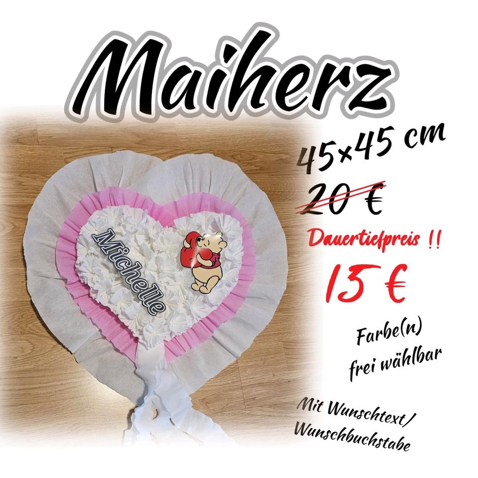 Maiherz ♥️ Maibild ♥️ NEU ♥️ Personalisiert ♥️ in vielen Größen♥️ in Inden