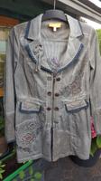 BIBA Blazer / Jacke / Gehrock / Batik Look / Grün / Gr.40 Nordrhein-Westfalen - Lindlar Vorschau