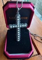 Antik Schmuck silbernes 6 cm Kreuz Top Zustand Top Geschenk Bayern - Landshut Vorschau