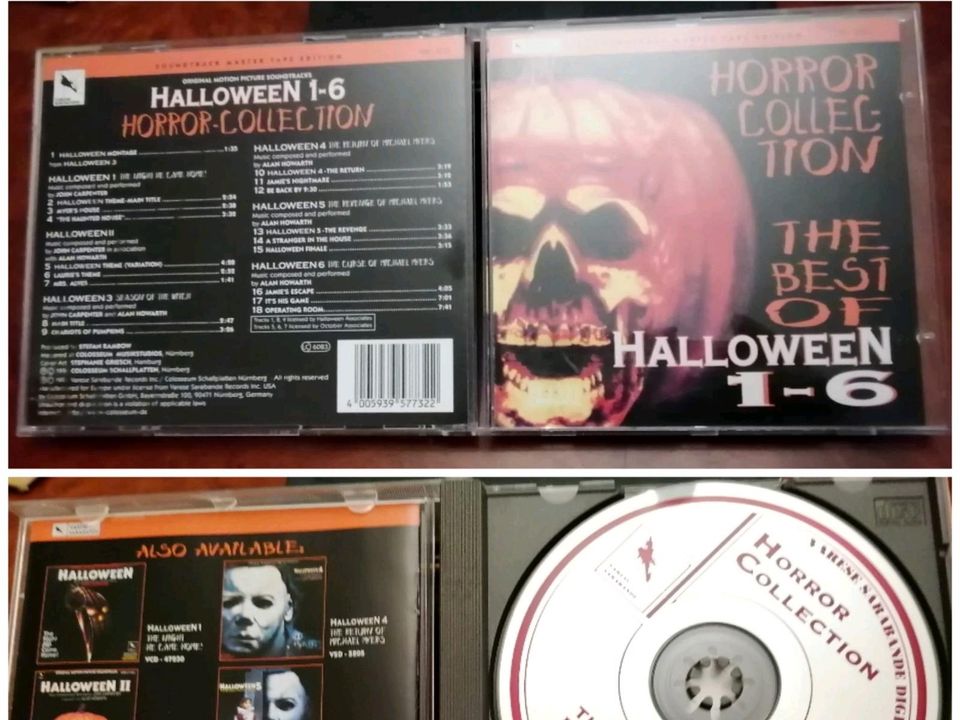 Rarer Soundtrack The Best Of Halloween 1-6 Horror Collection in Parkstetten