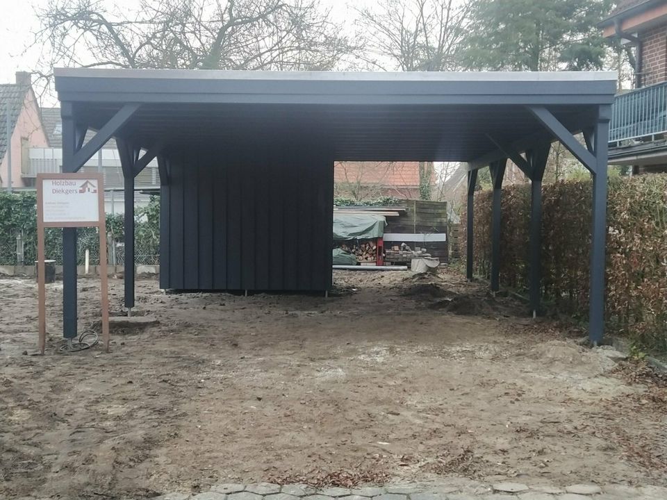 Carport und Terrassenüberdachung in Löningen