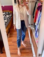 H&M Blazer 34 XS weiß Schulterpolster Taschen edel chic lässig 1A Sachsen - Chemnitz Vorschau