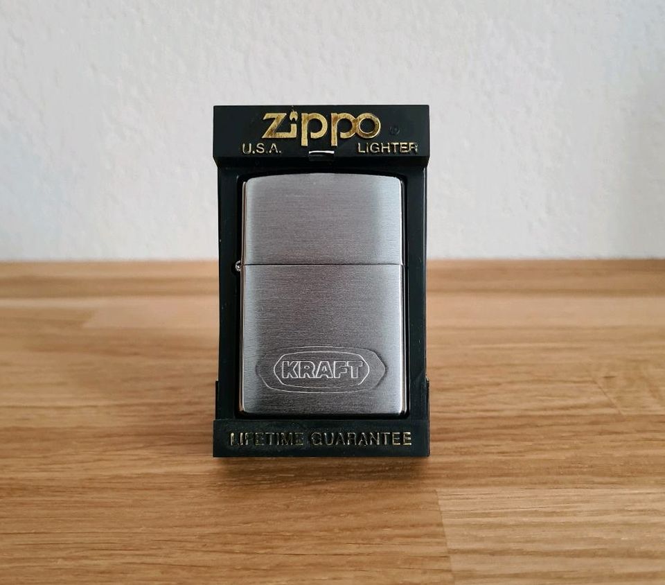 Zippo Feuerzeug Merchandise Kraft Brand Werbezippo Zippo XIII in Weingarten