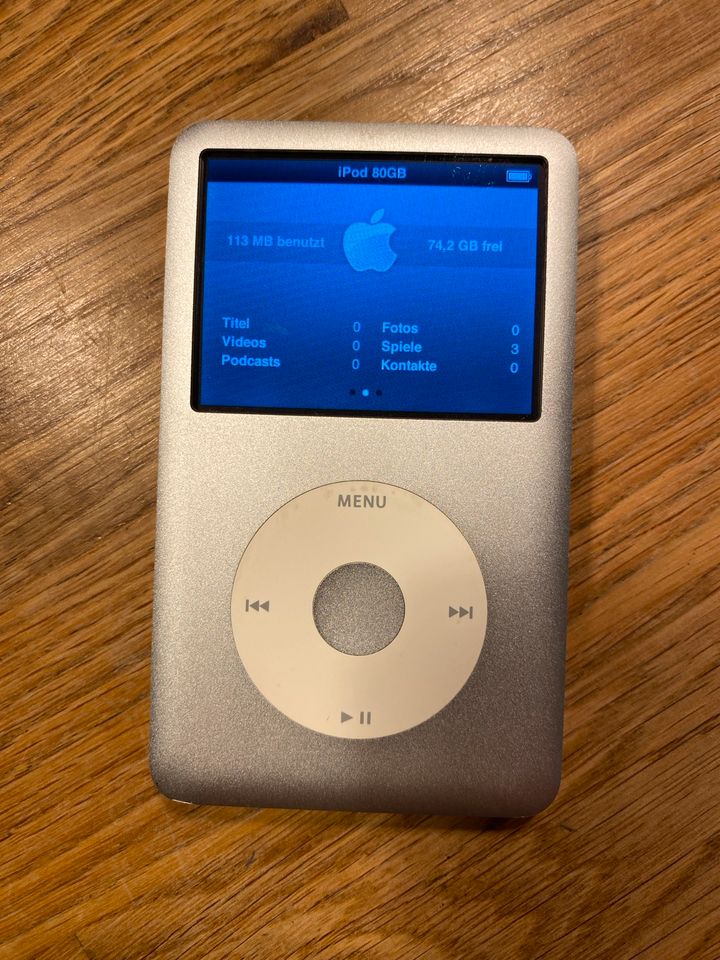 Apple iPod Classic 80GB silber 6. Generation - A1238 MB029ZD/A in Lörrach